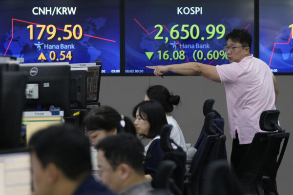 Asian stocks fell, echoing Wall Street's pullback from its rally