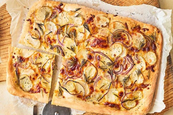 Potato and rosemary pizza recipe