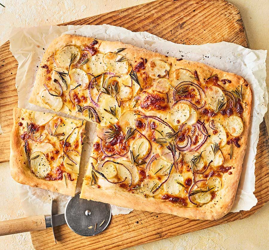 Potato and rosemary pizza recipe