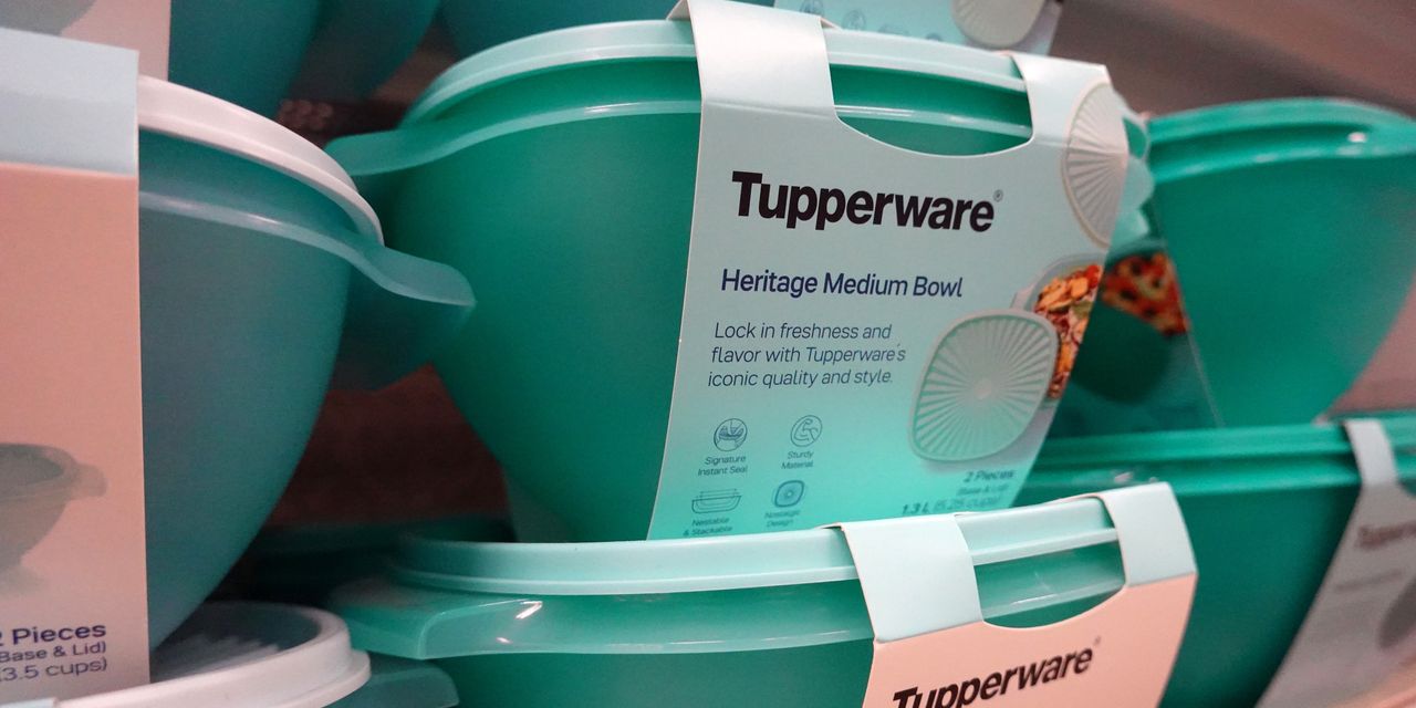 Tupperware stock is up 700% in two weeks.  can collapse.